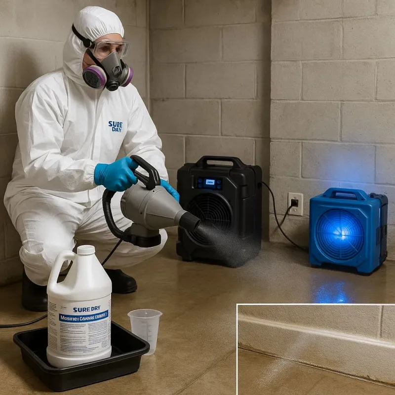 Sanitization and Odor Removal process in Maple Shade, NJ