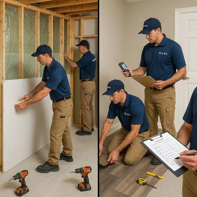 Repairs and Reconstruction process in Maple Shade, NJ
